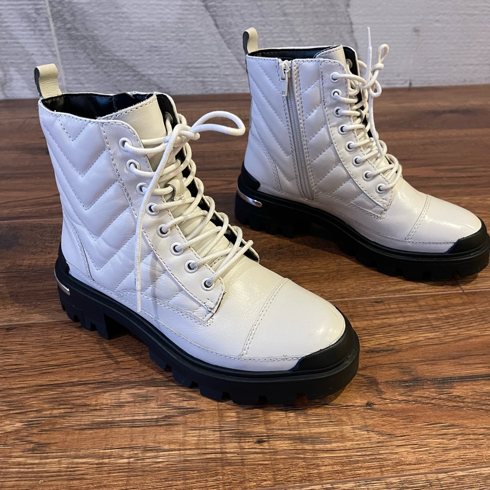 Aldo White Boots, Size 6